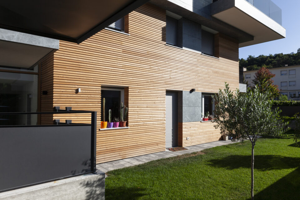 Rivestimento facciata ventilata in legno - Trento